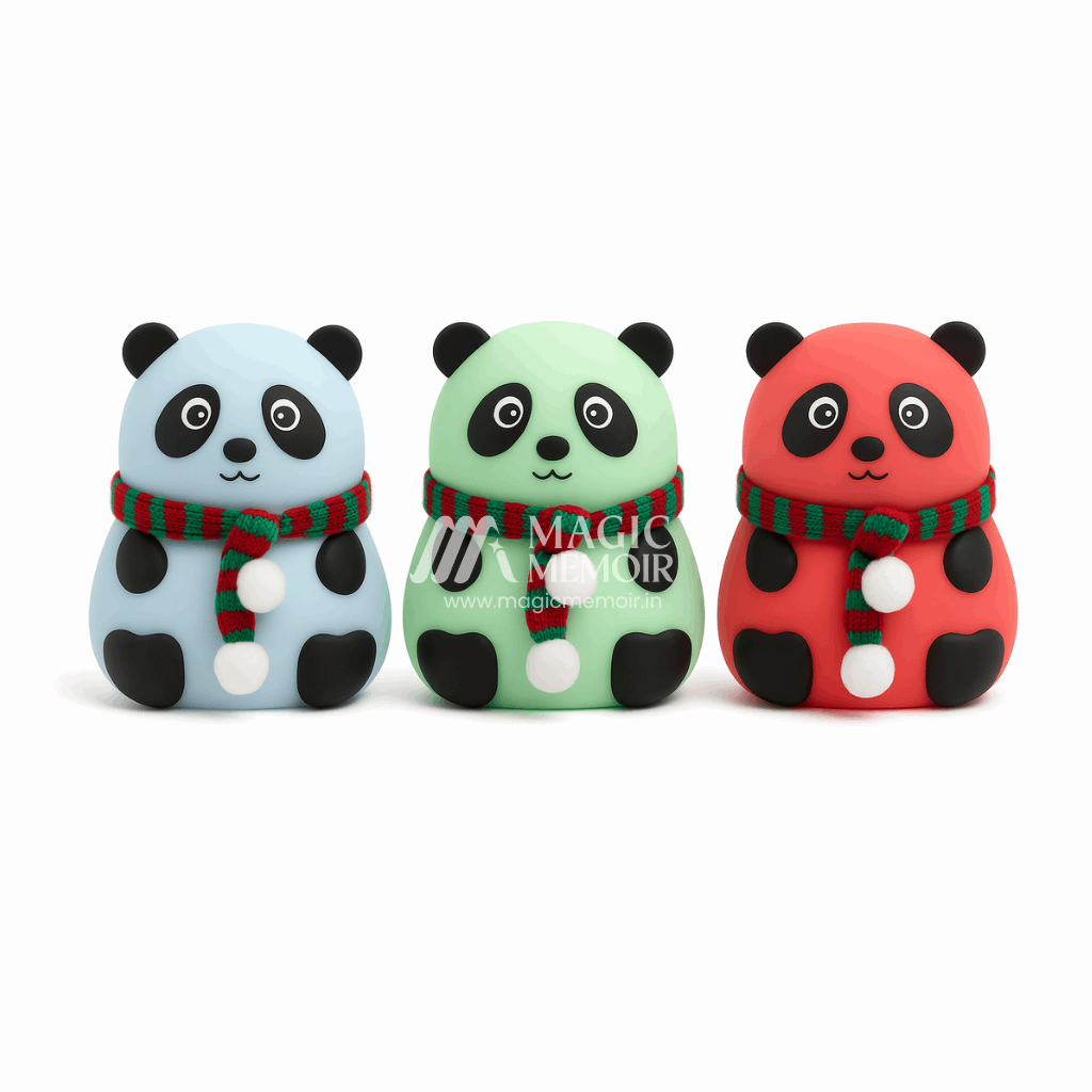 Silicone Panda Night Lamp - Colour Changing