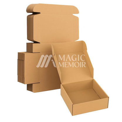 Self Corrugated Box Size 4x4x1.5"