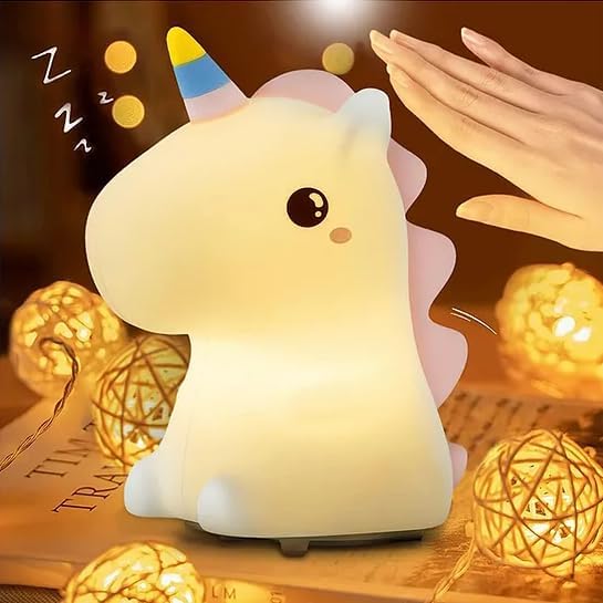 Silicon Unicorn Lamp - Multicolour Rechargeable