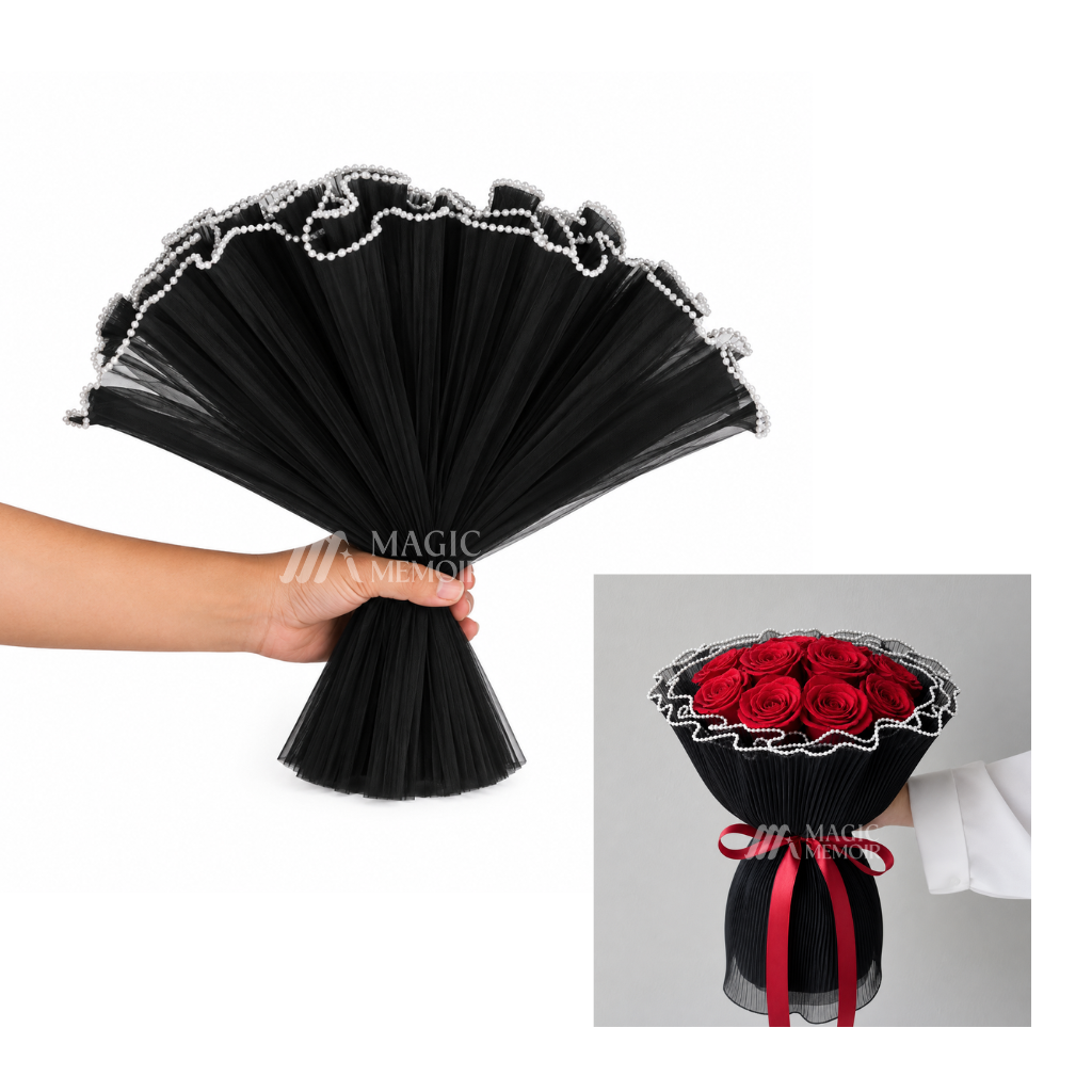 Pearl Bouquet Wrapping Mesh 3mtr