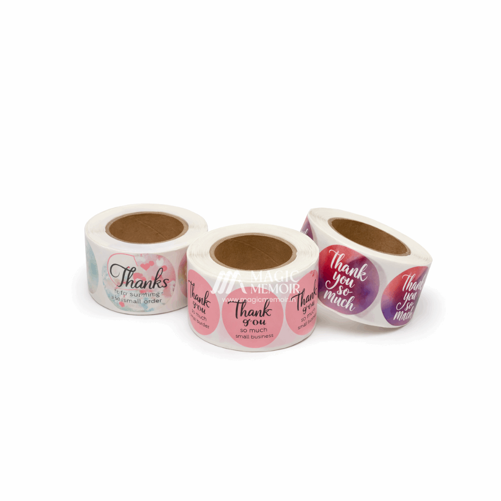 Thank You Sticker Rolls 1"