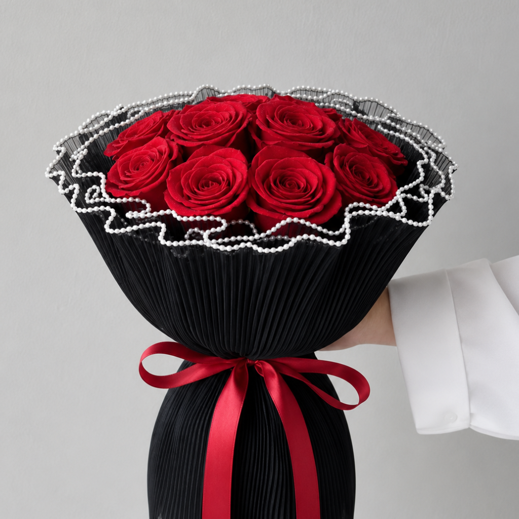 Pearl Bouquet Wrapping Mesh 3mtr