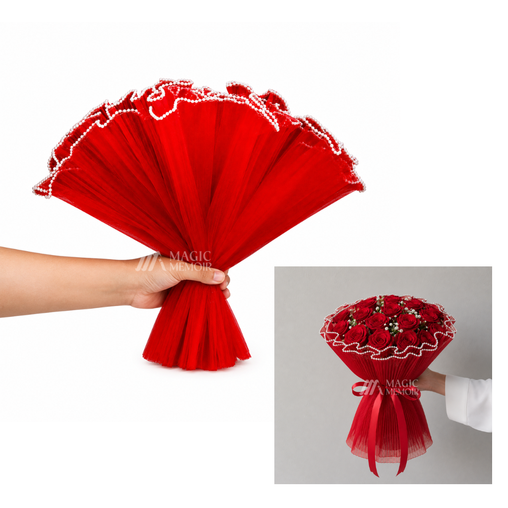 Pearl Bouquet Wrapping Mesh 3mtr