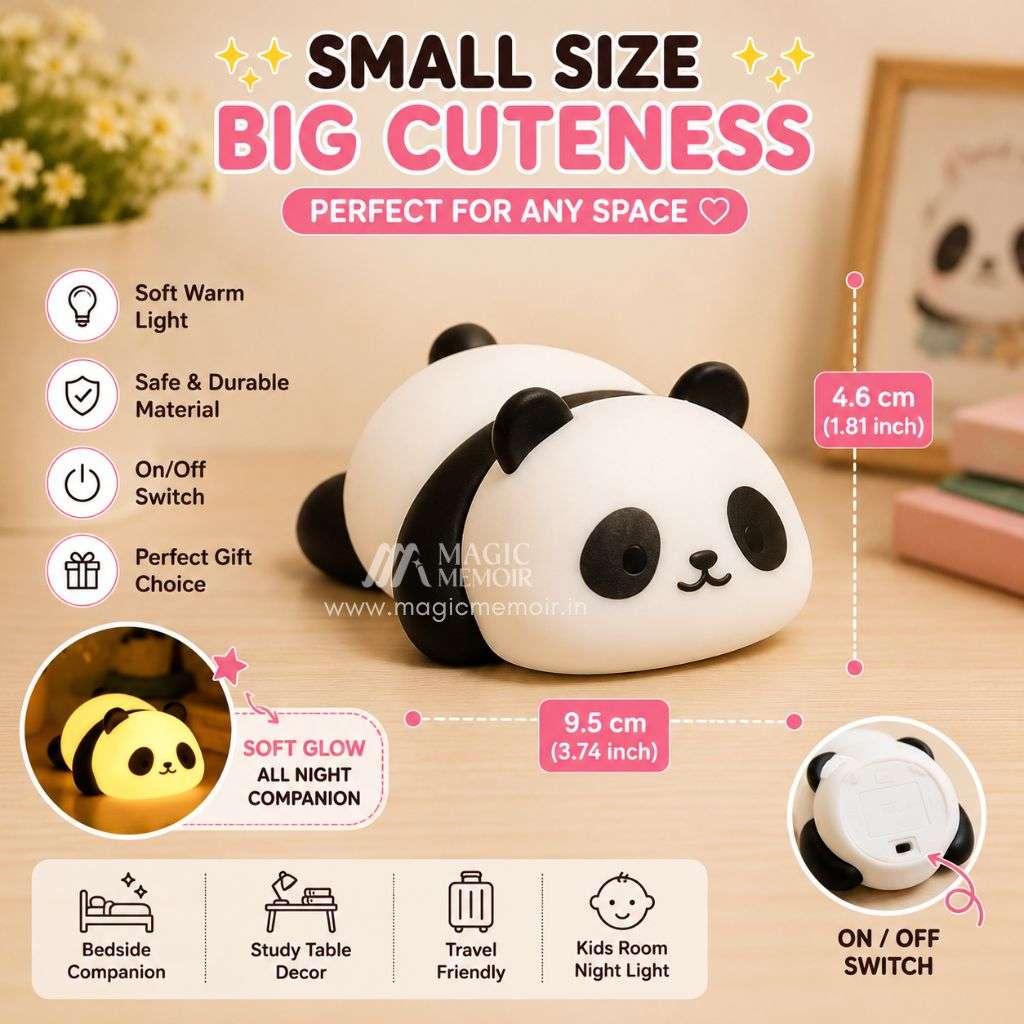 Mini Lamp - Sleeping Panda