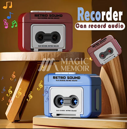 Retro Cassette Style Mini Voice Recorder