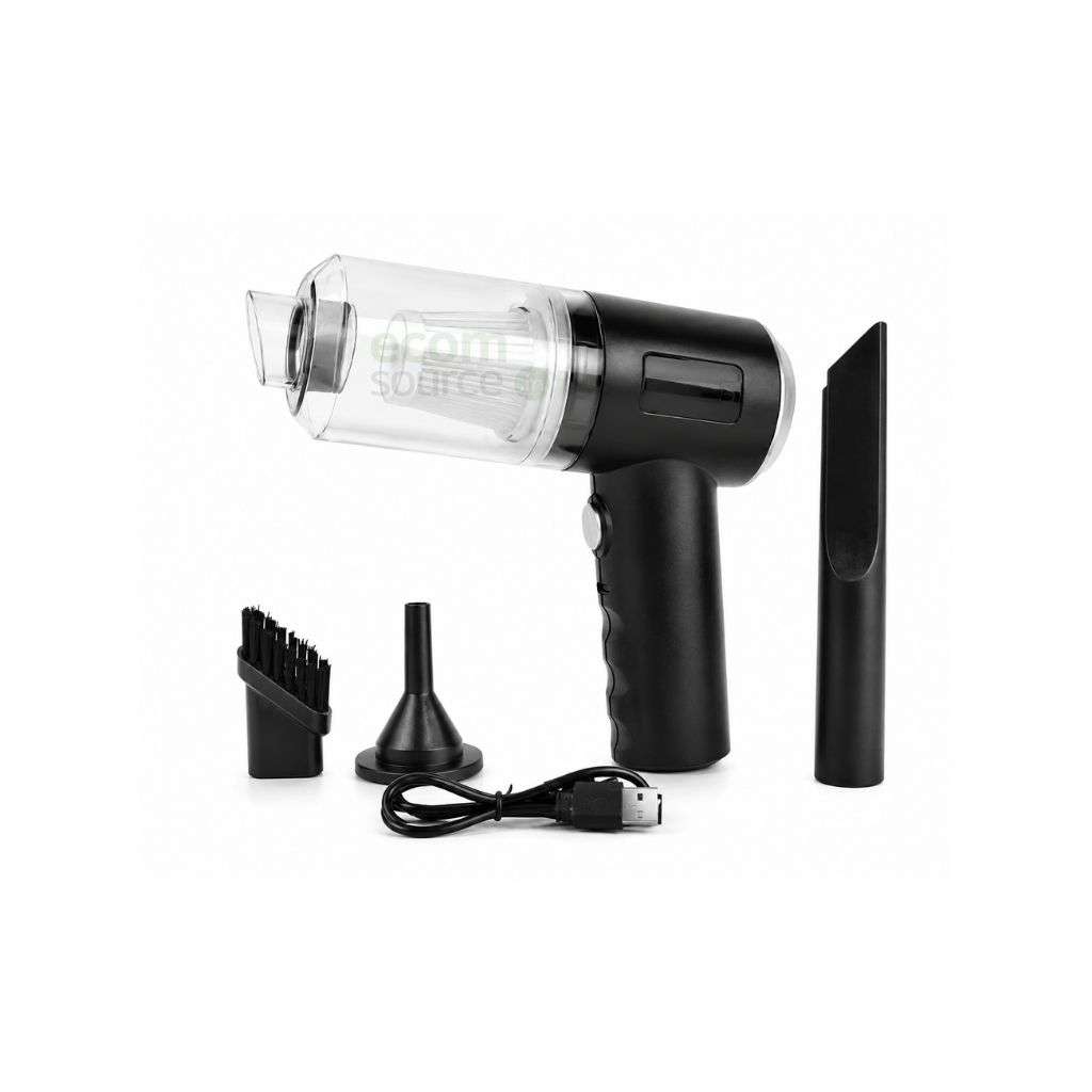 Mini Car Vacuum Cleaner – Wireless Portable 3-in-1 Handheld Vacuum for Car, Home & Office