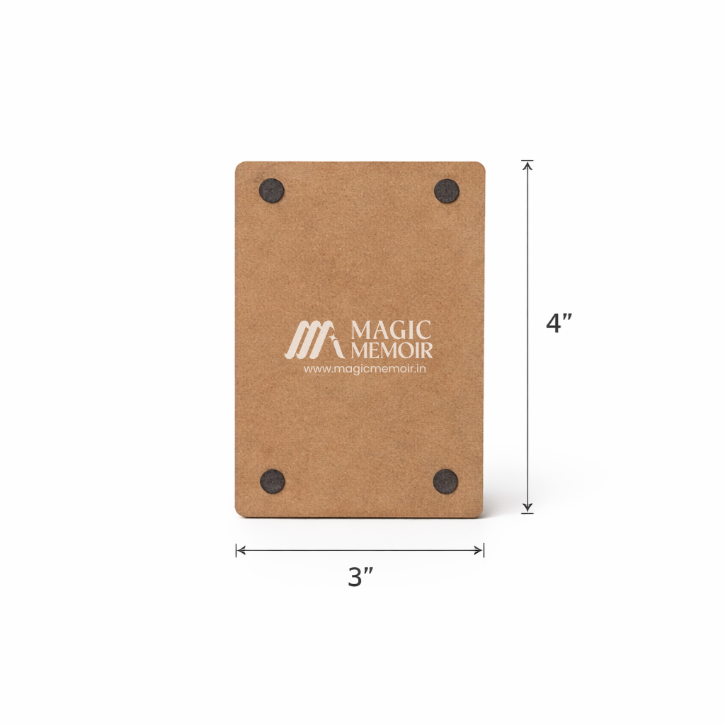 Acrylic Polaroid Fridge Magnet - High Quality