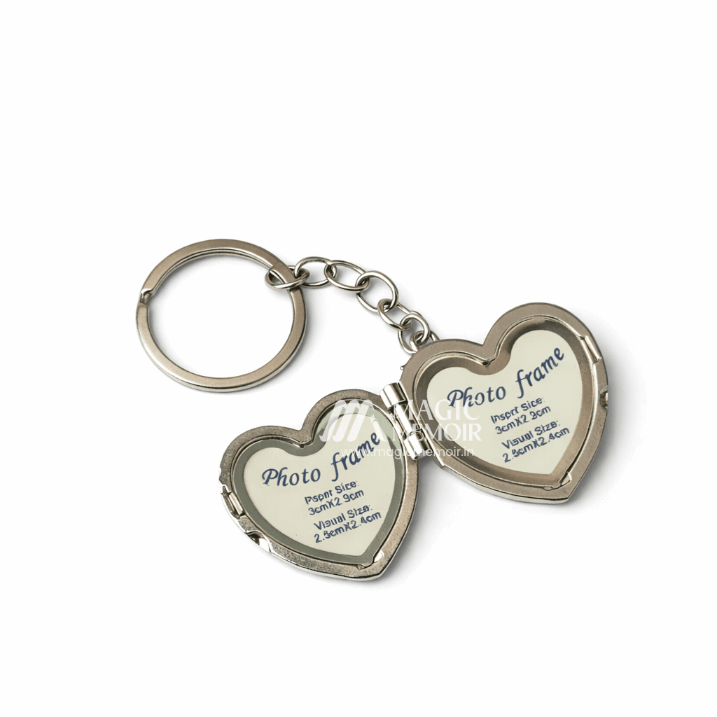 Metal Heart Keychains - Magic Memoir