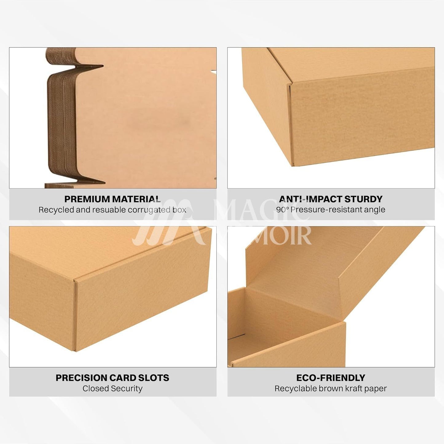 Self Corrugated Box Size 4x4x2"