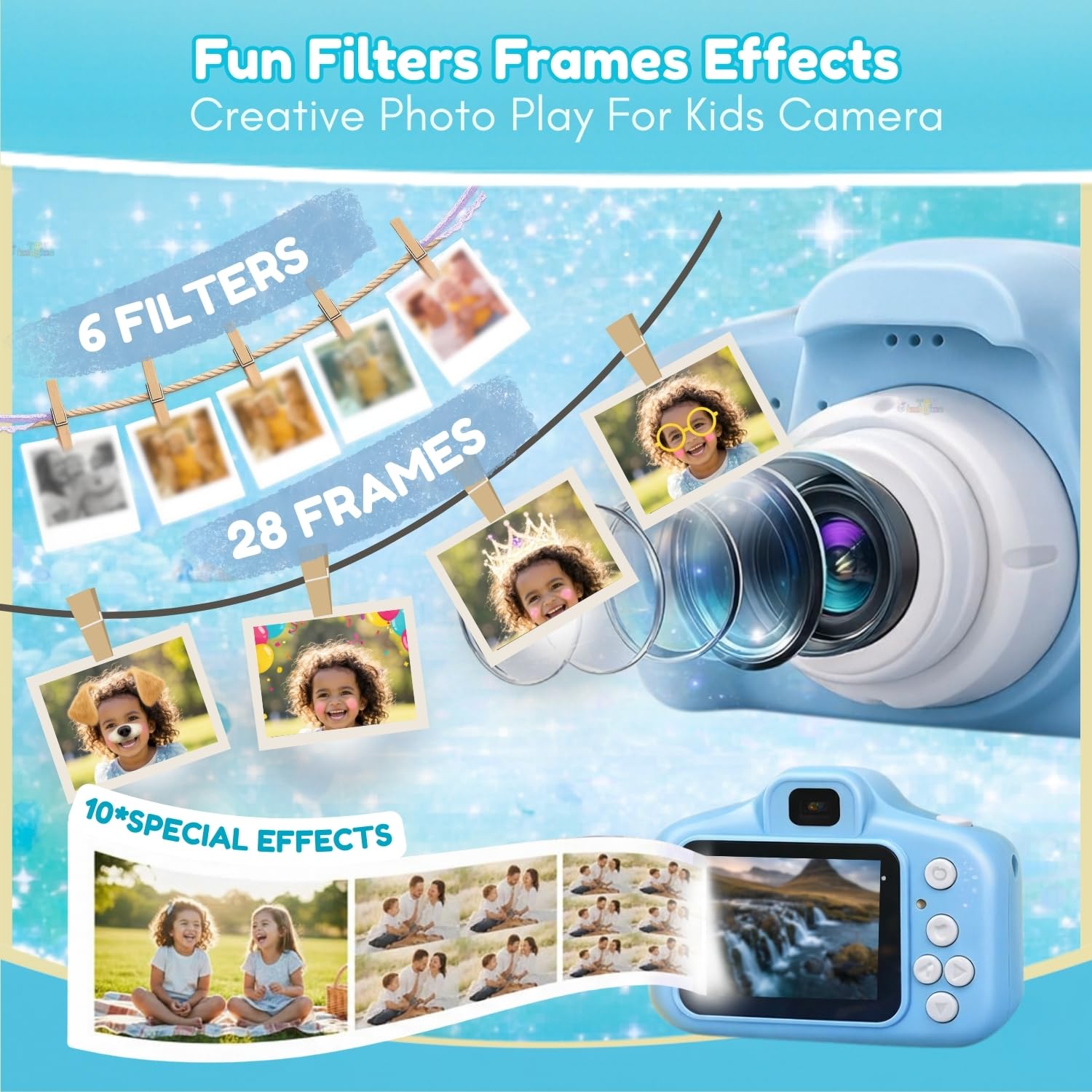 Kids Digital Camera – 3.0MP HD Camera with 2-Inch Screen