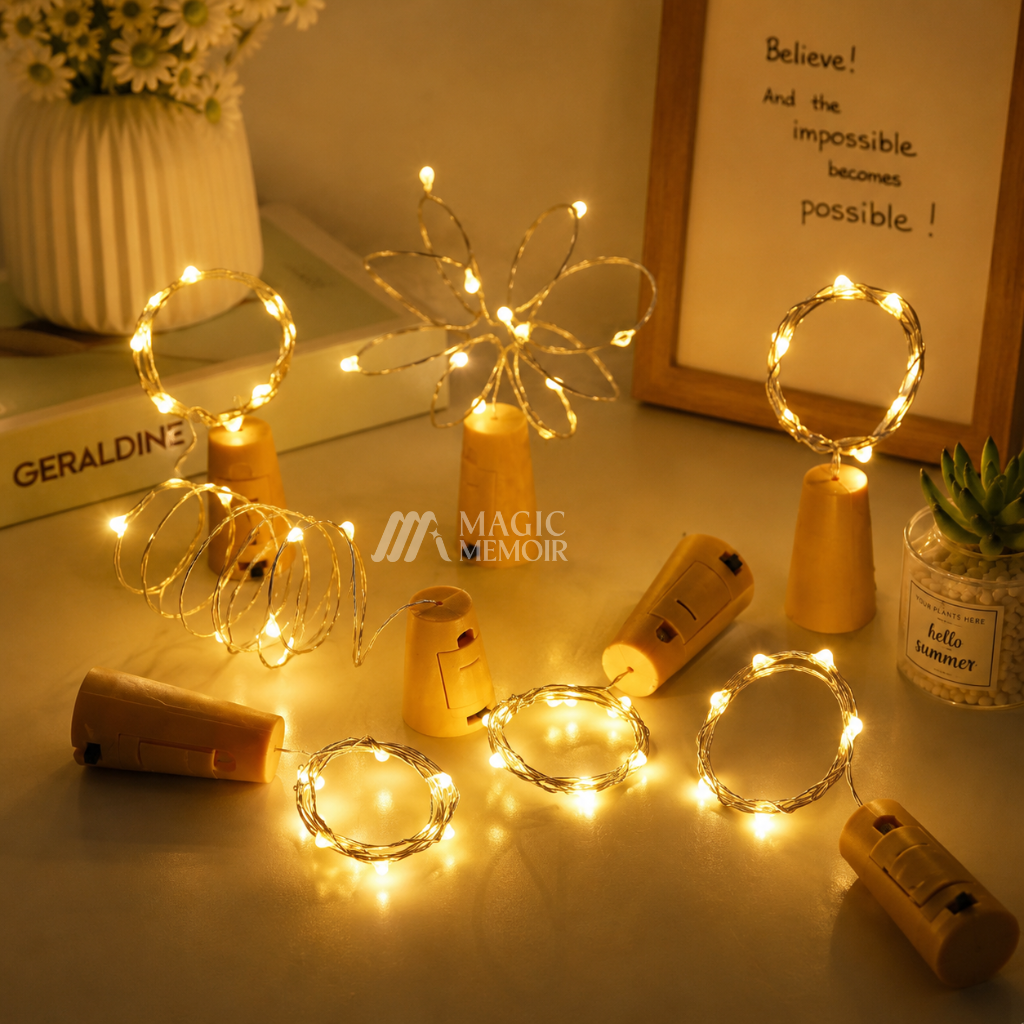 Fairy Cork Lights - Warm Colour