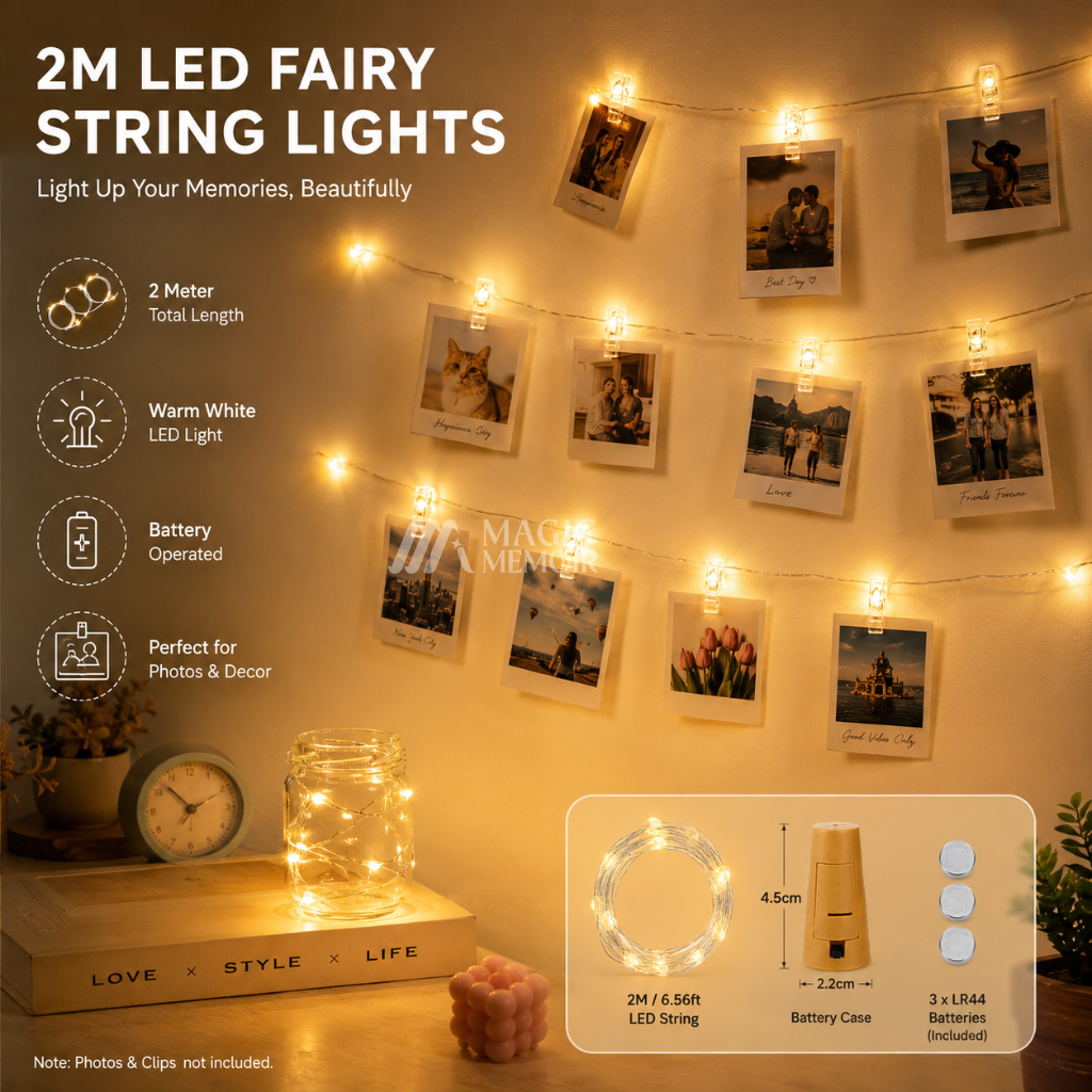 Fairy Cork Lights - Warm Colour