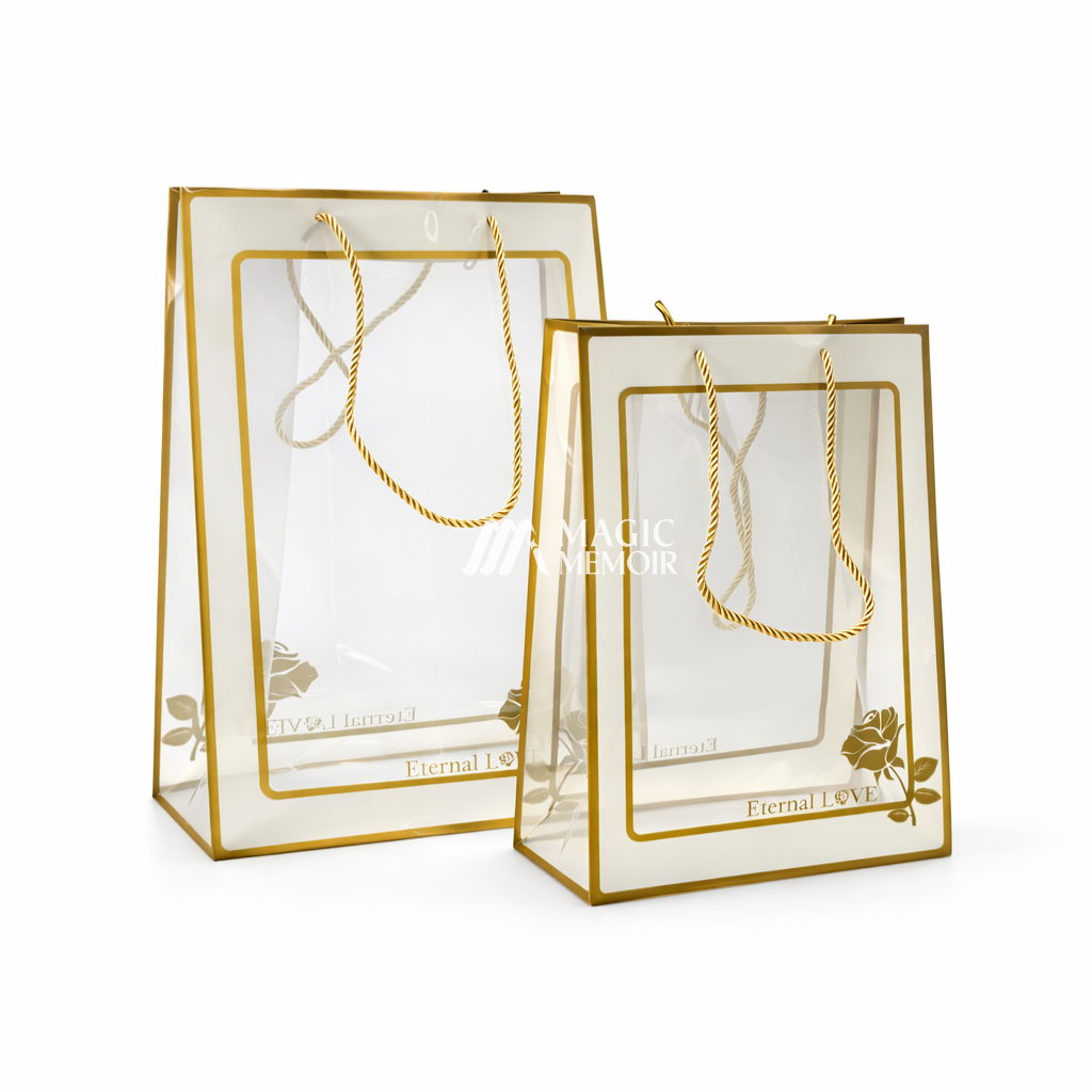 PVC Hamper Bag Window Gold - MM 625
