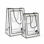 PVC Hamper Bag Window Black - MM 623