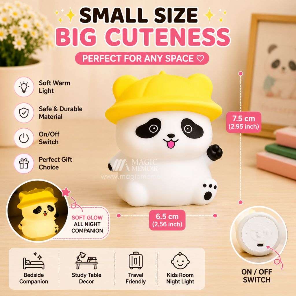 Mini Lamp – Yellow Cap Sitting Variant