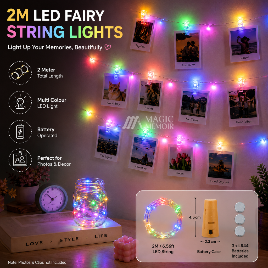 Fairy Cork Lights - Multi Colour