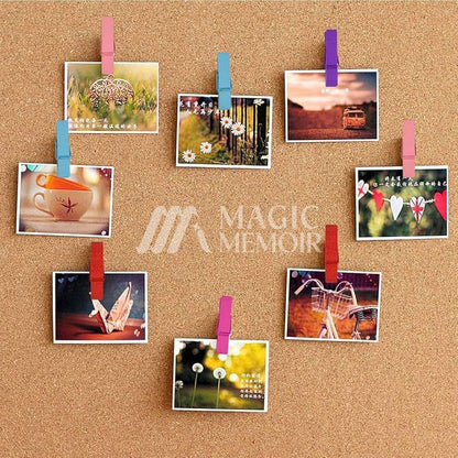 Coloured Clips Medium - Set Of 10Pcs
