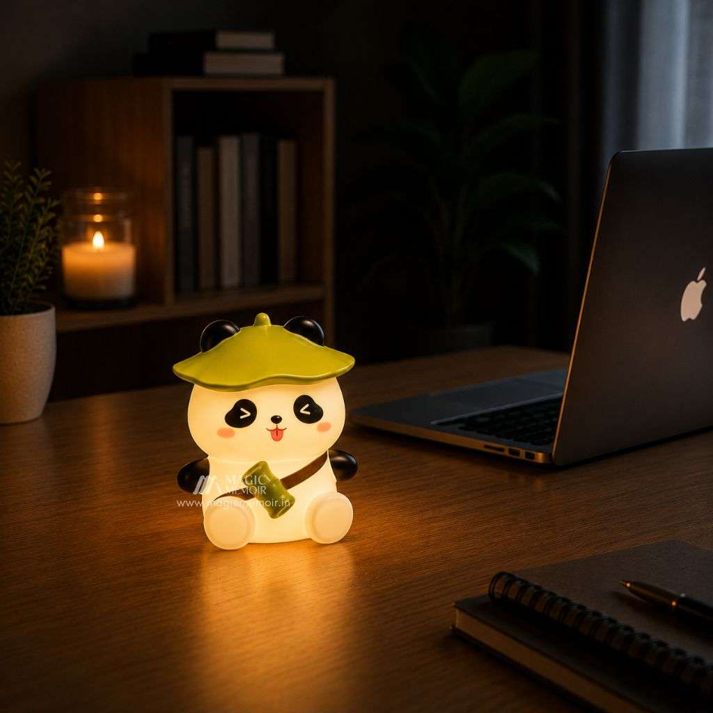 Mini Panda – Green Cap With Bag