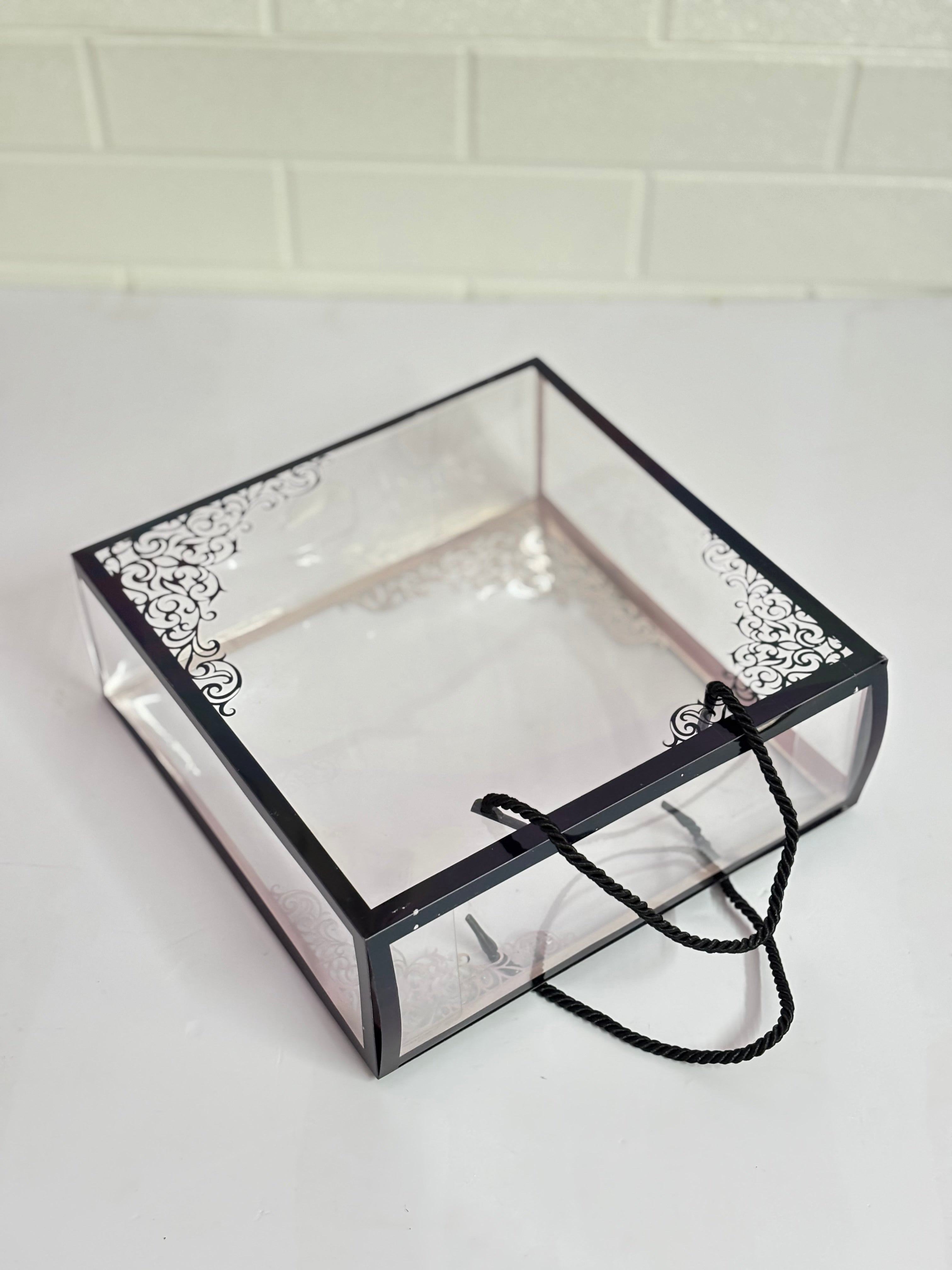 PVC Bags With Rope - 10" - Designed