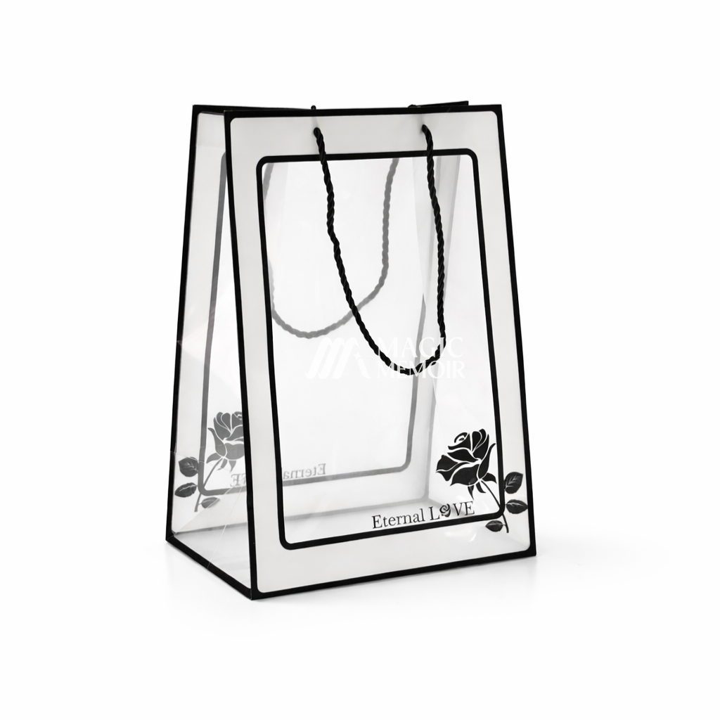 PVC Hamper Bag Window Black - MM 623