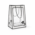 PVC Hamper Bag Window Black - MM 623