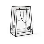 PVC Hamper Bag Window Black - MM 623