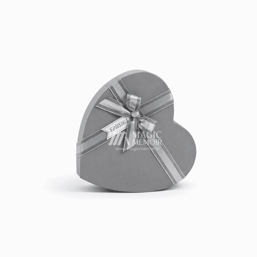 Heart Box MC 5086 (3Pcs Set) - Grey