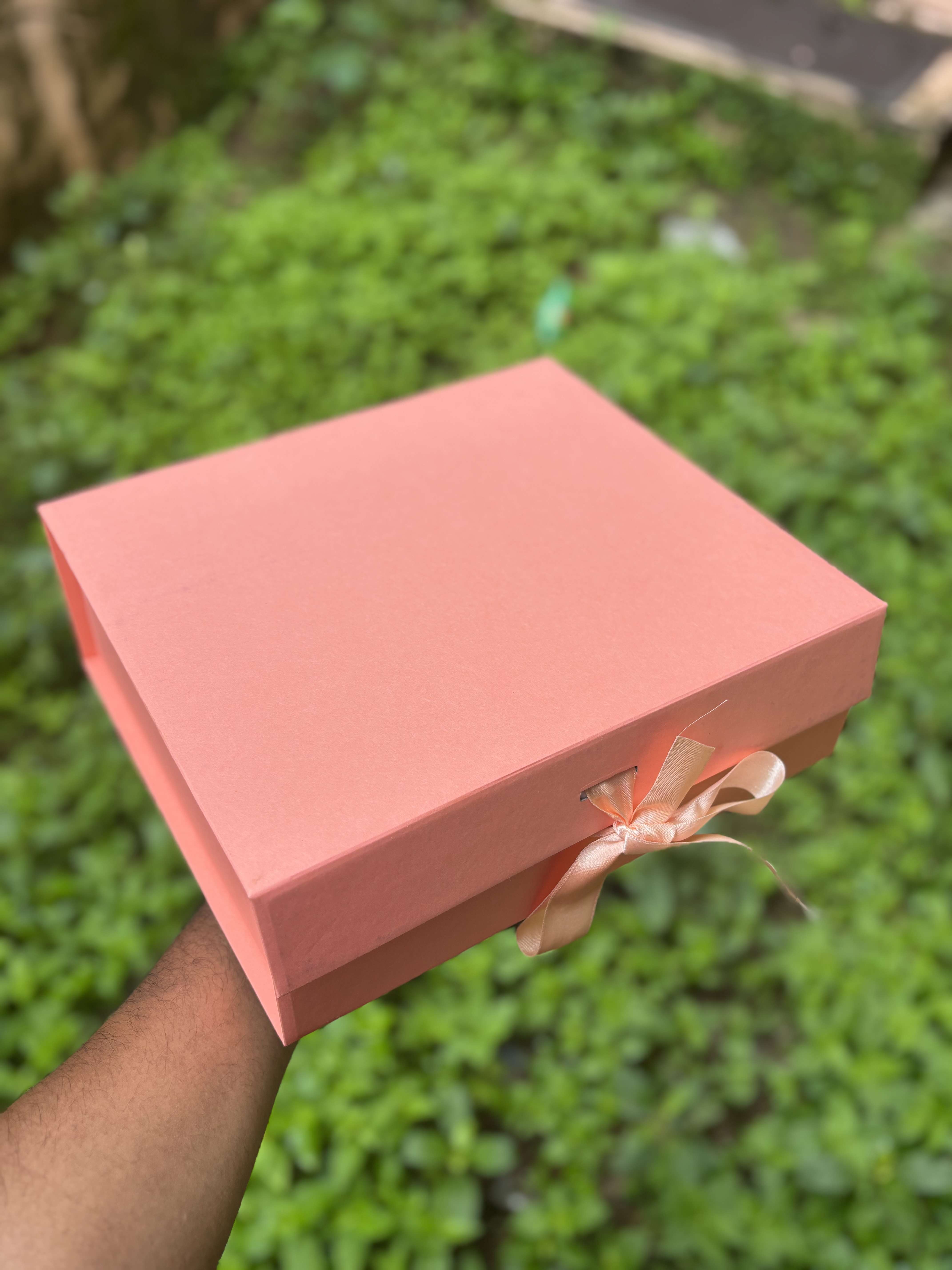 Ribbon Box (Plain) – 12x10x4 Inch ( LIMITED 0FFER STOCKS )