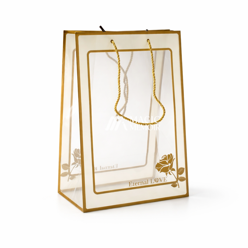 PVC Hamper Bag Window Gold - MM 625
