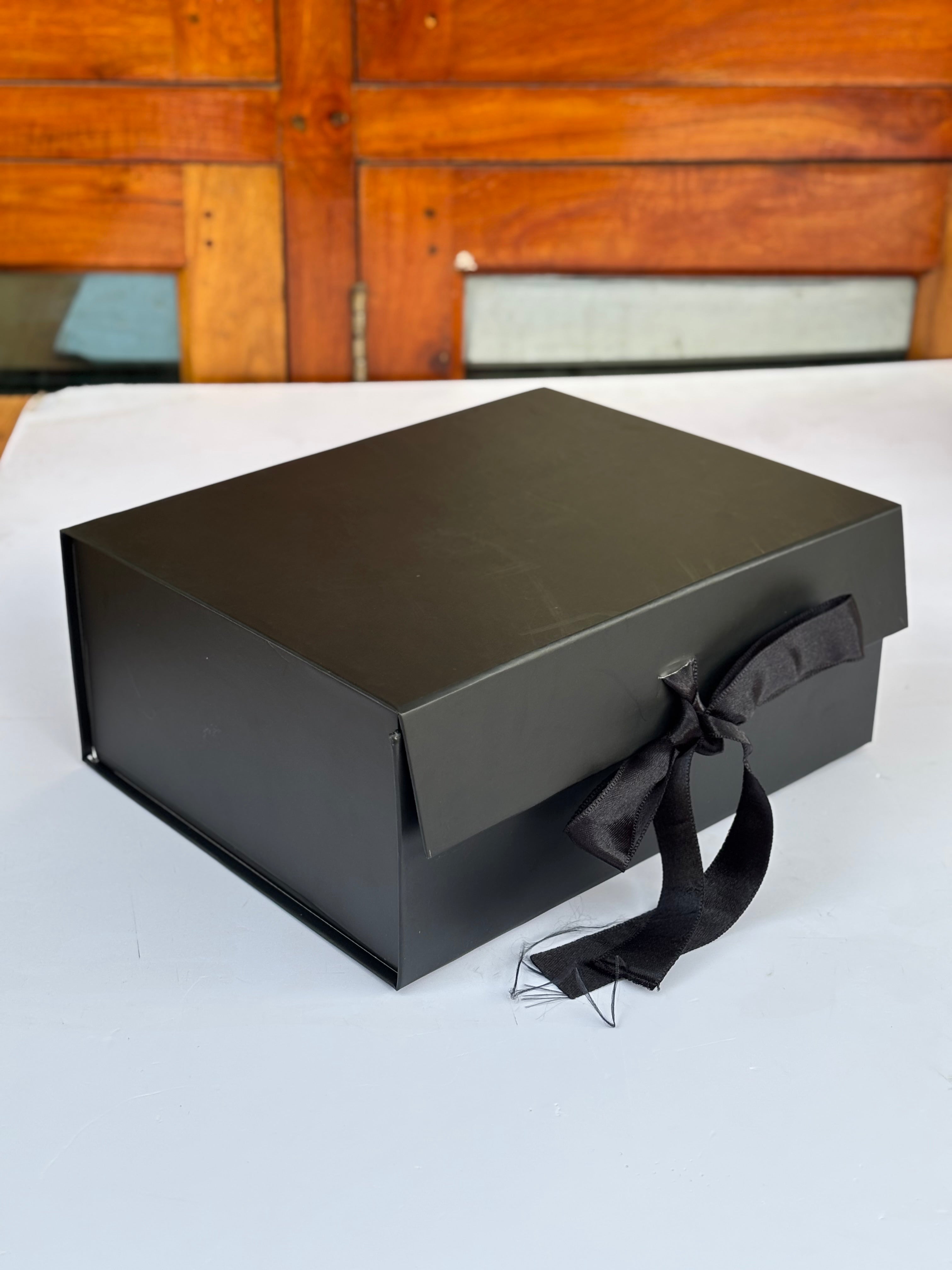 Ribbon Box 10" Black