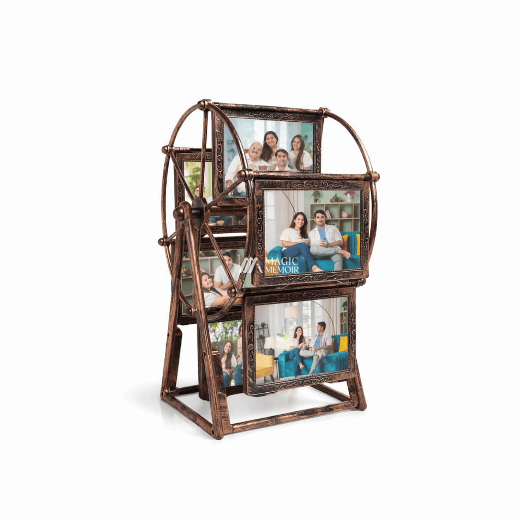 Photo Wheel Frame - White