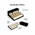 Jhumka Box Black - 12 Pairs - Magic Memoir