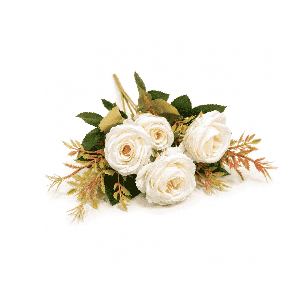Artificial Flower Bunch 4847 - Off White
