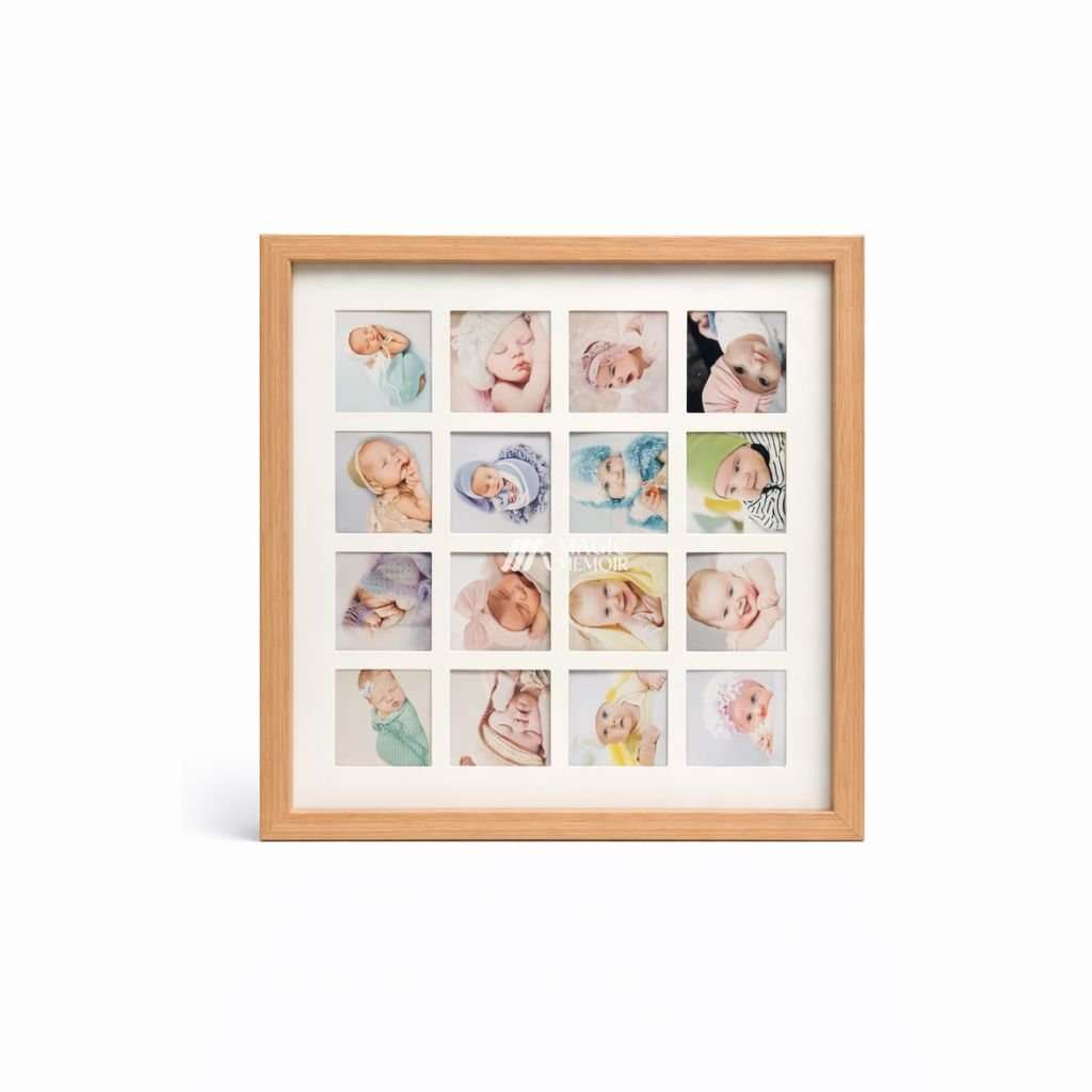 Baby Collage Frame 10x10" - Acrylic - Magic Memoir