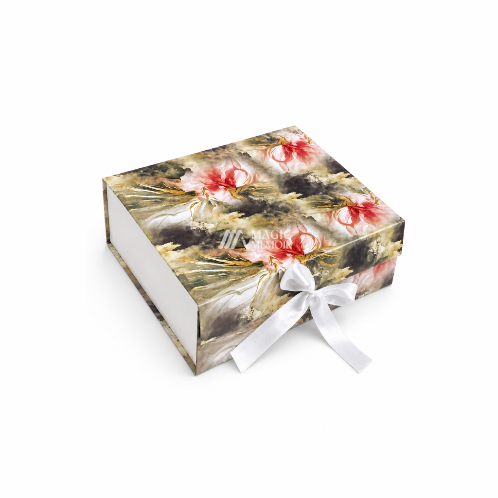 Ribbon Box (PRINT)- 12x8x4"