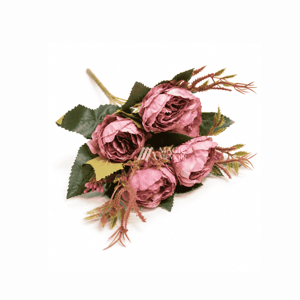 Artificial Flower Bunch 4920 - Dusty Pink