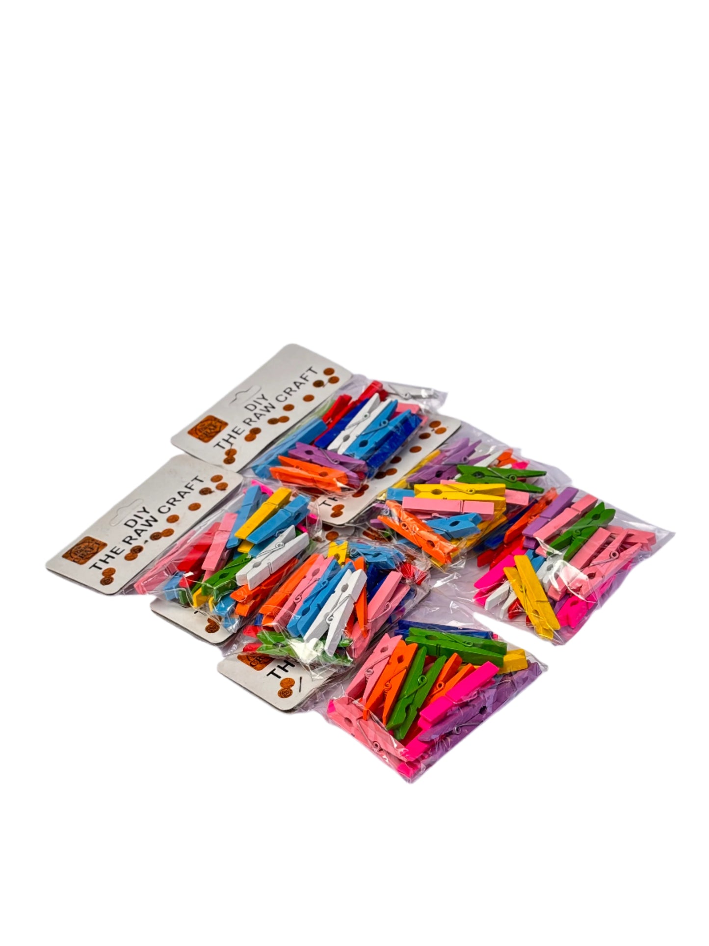Wooden Coloured Clips
