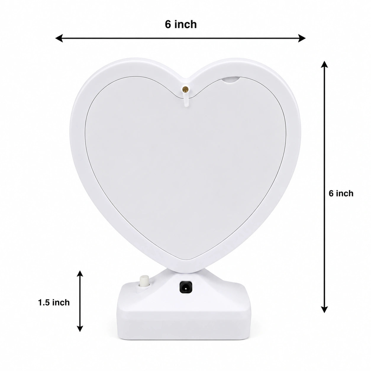 Magic Mirror Heart Shape - 6" Size