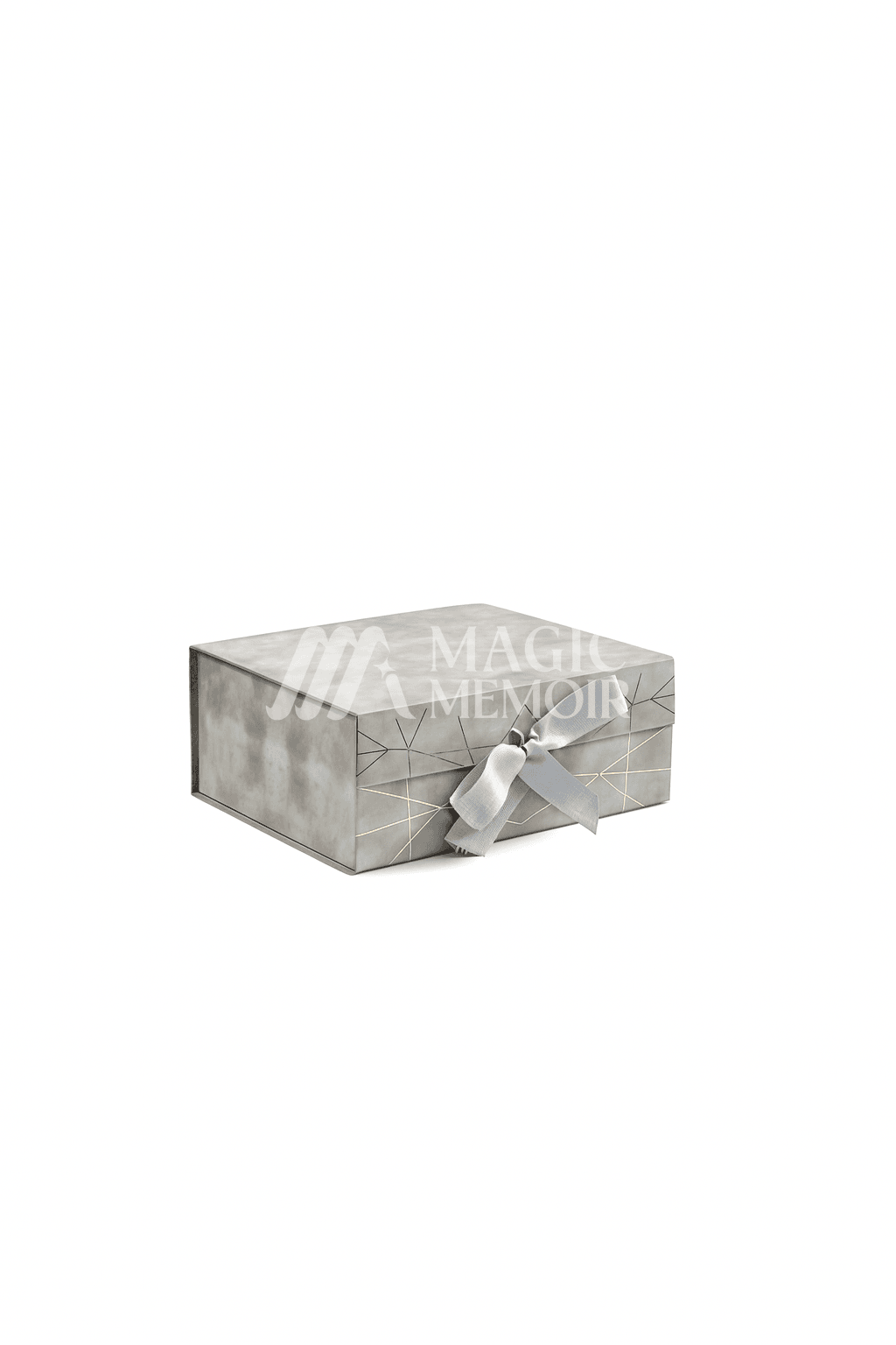 Ribbon Box 10" (Grey Marble)