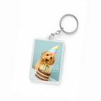 Acrylic Keychain – Rectangle Design