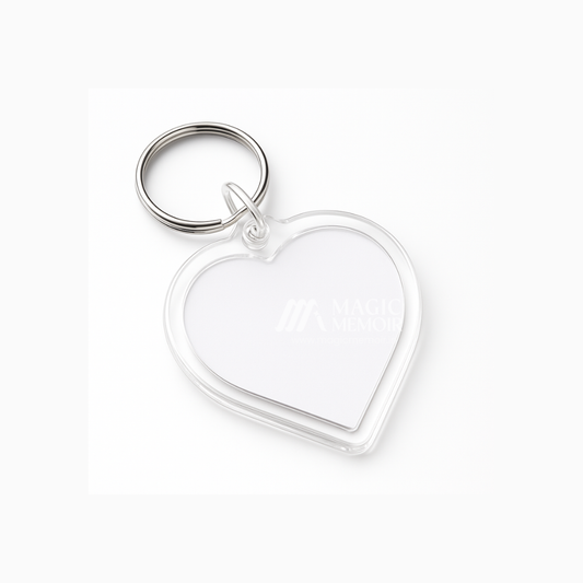 Acrylic Keychains - Heart Design