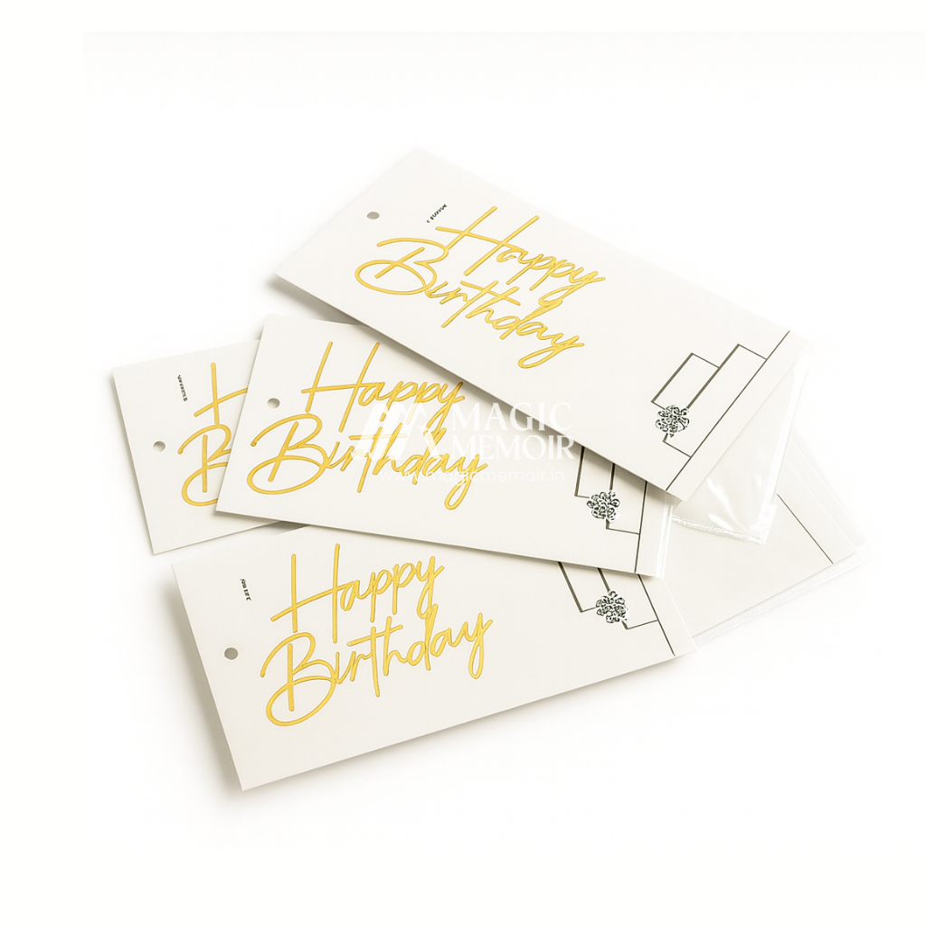 Acrylic Toppers - Happy Birthday
