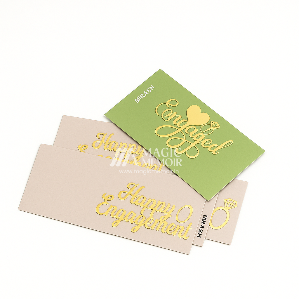 Just Engaged - Acrylic Toppers