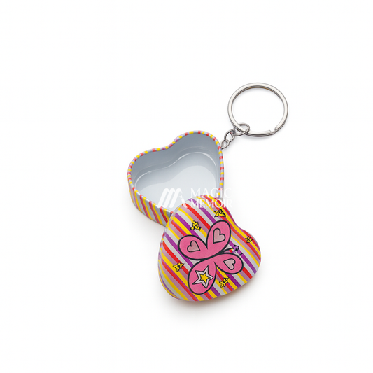 Heart Metal Keychains - Mini