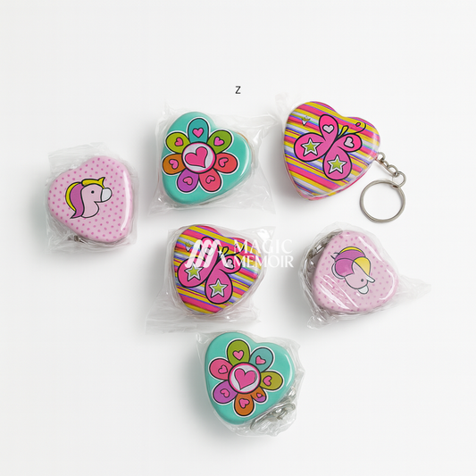 Heart Metal Keychains - Mini