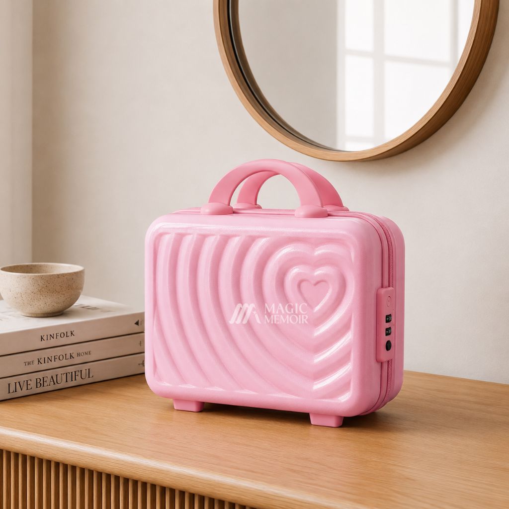 Mini Trolley Design 2 - 12"  Heart Pink