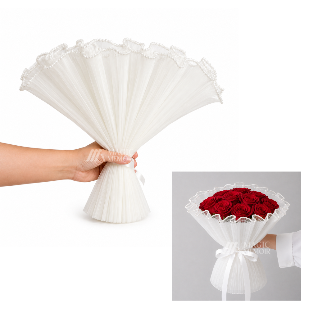 Pearl Bouquet Wrapping Mesh 3mtr