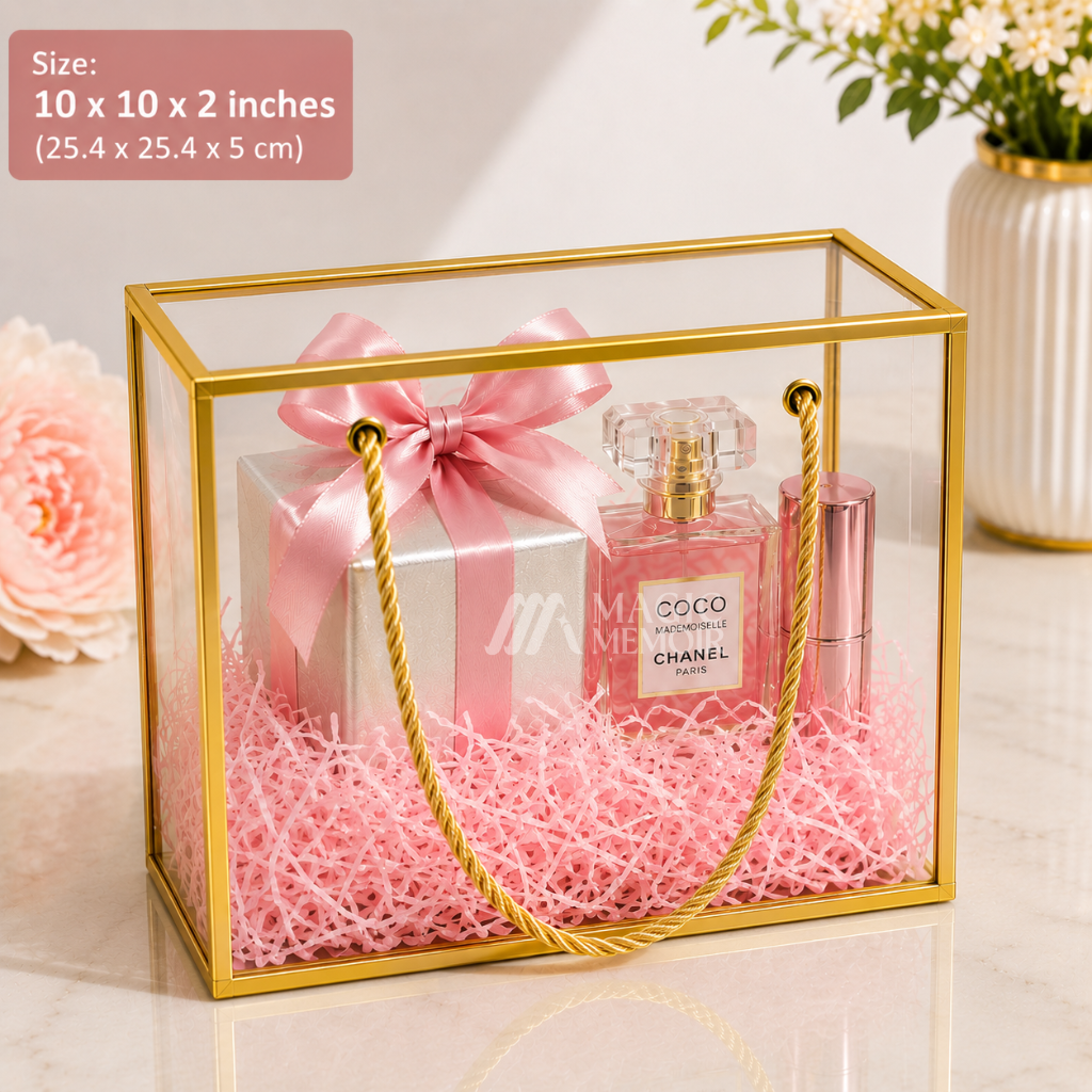 Transparent PVC Hamper Bag - 10x10"