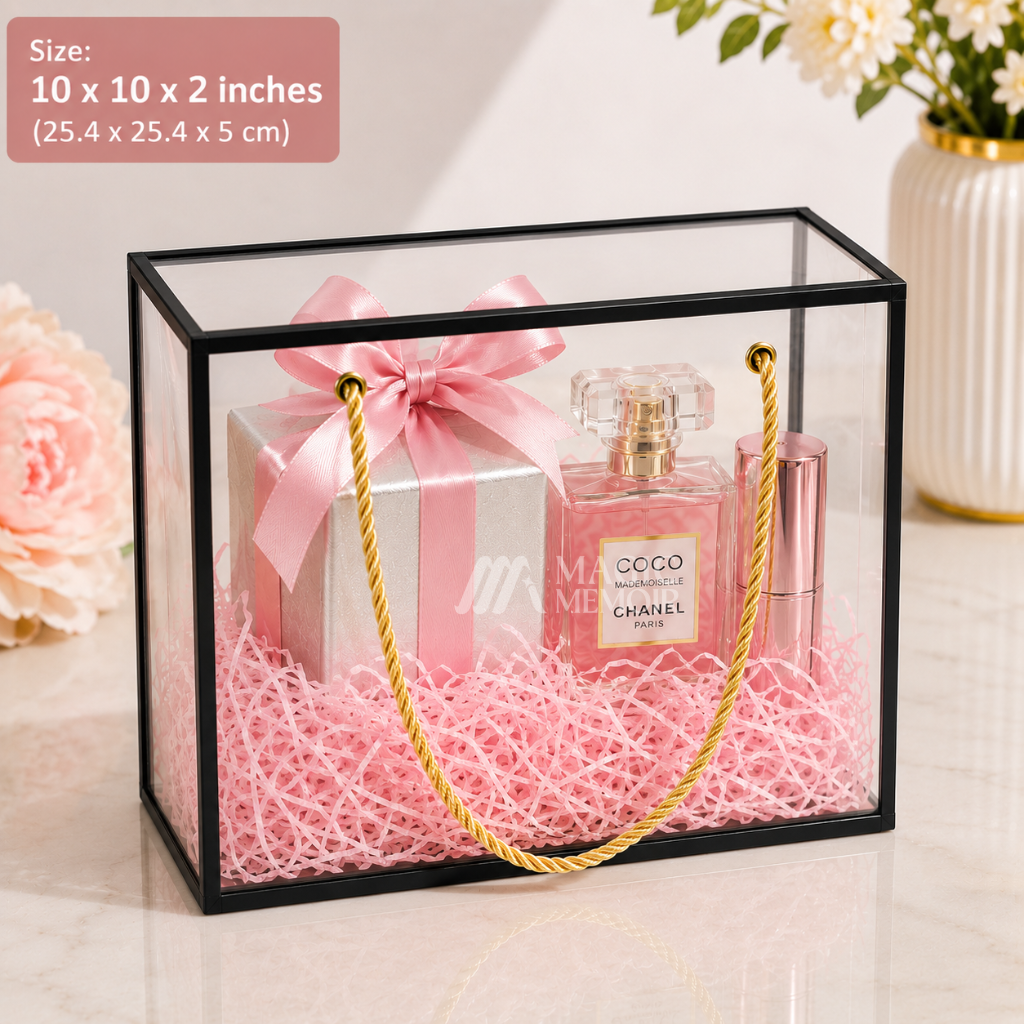 Transparent PVC Hamper Bag - 10x10"