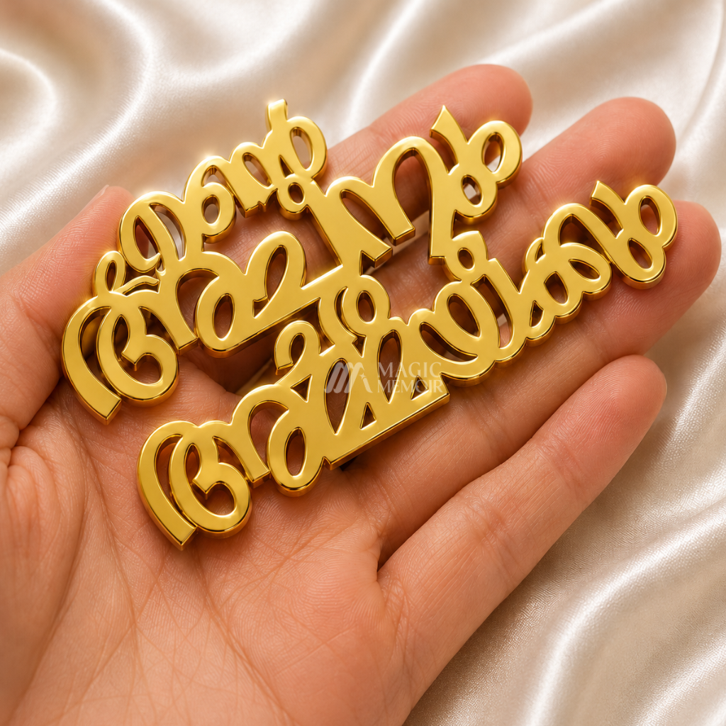 Acrylic Toppers – " Ente Achanum Ammaykum "